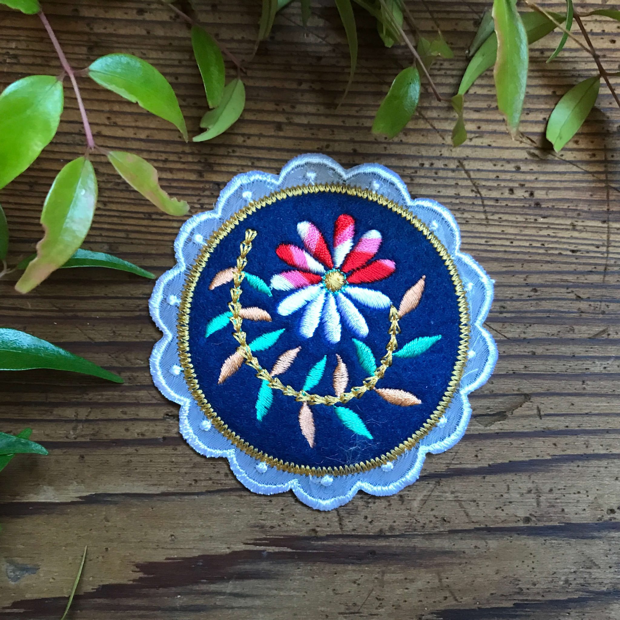Sew on Patch - Floral Pattern | French for Tuesday